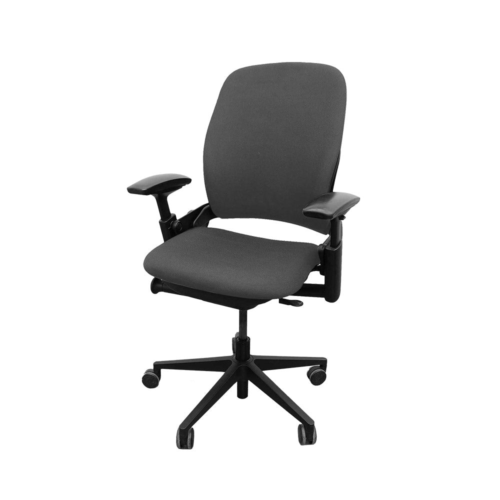 Steelcase: Leap V2 Office Chair Height Adjustable Arm Only - Grey Fabric - Refurbished