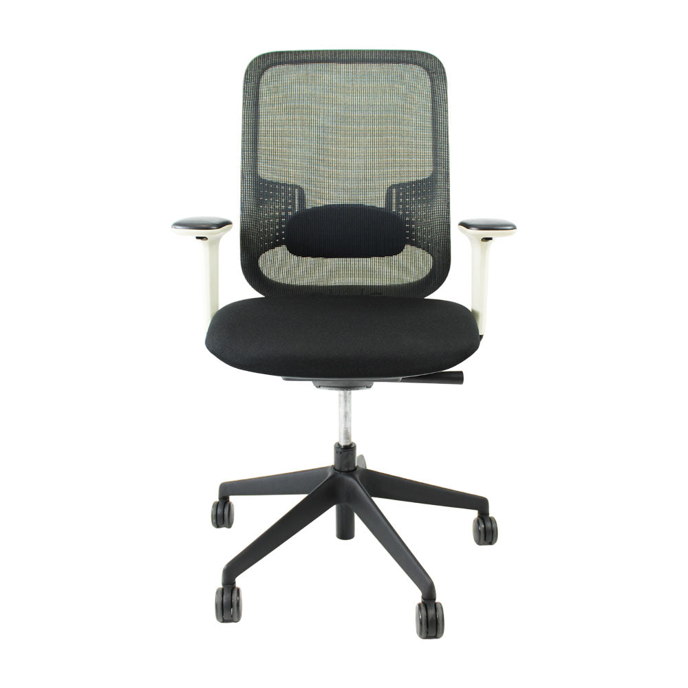 Orangebox: Do - Task Chair in Black Fabric/White Frame - Refurbished