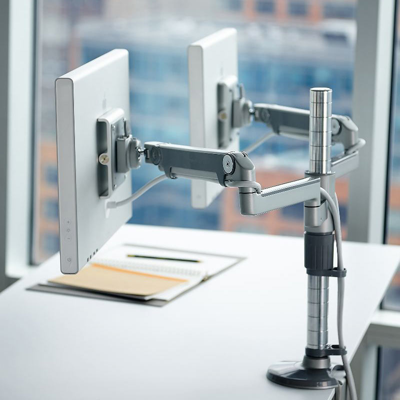 <tc>Humanscale</tc>: M/Flex Dual Screen Monitorarm - Gereviseerd