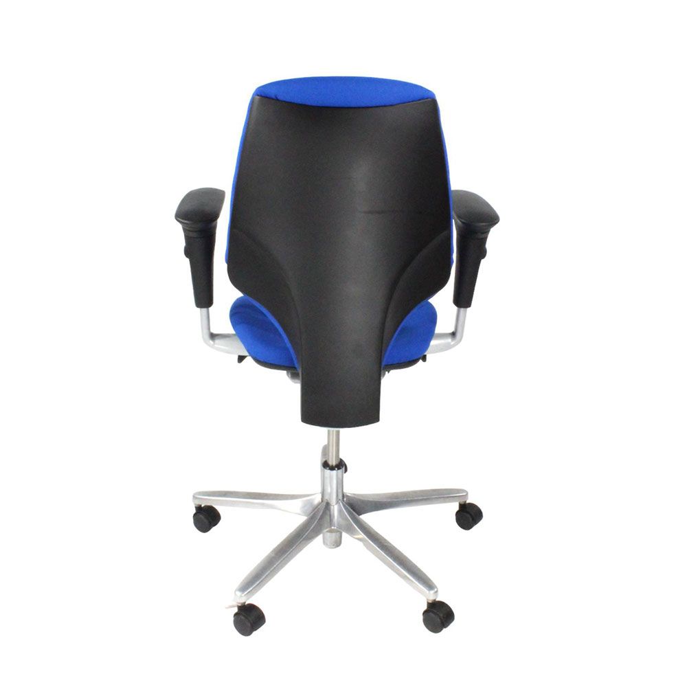 Giroflex: G64 Task Chair in Blue Fabric/Aluminium Frame - Refurbished