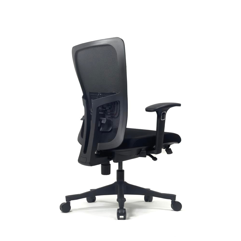 Haworth: Zody Comforto 89 Task Chair in Black Fabric/Black Frame - Refurbished
