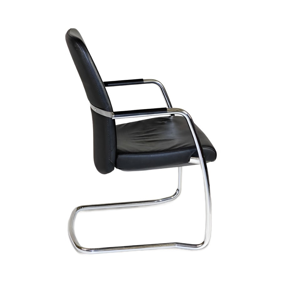 GDB: Meeting Chair in Leather - Refurbished