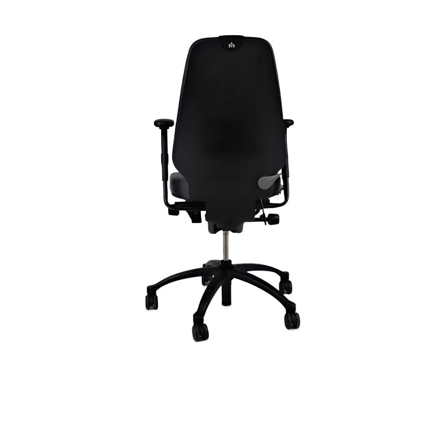 RH Logic: 400 Gray High Back Ergonomic Office Chair - Refurbished