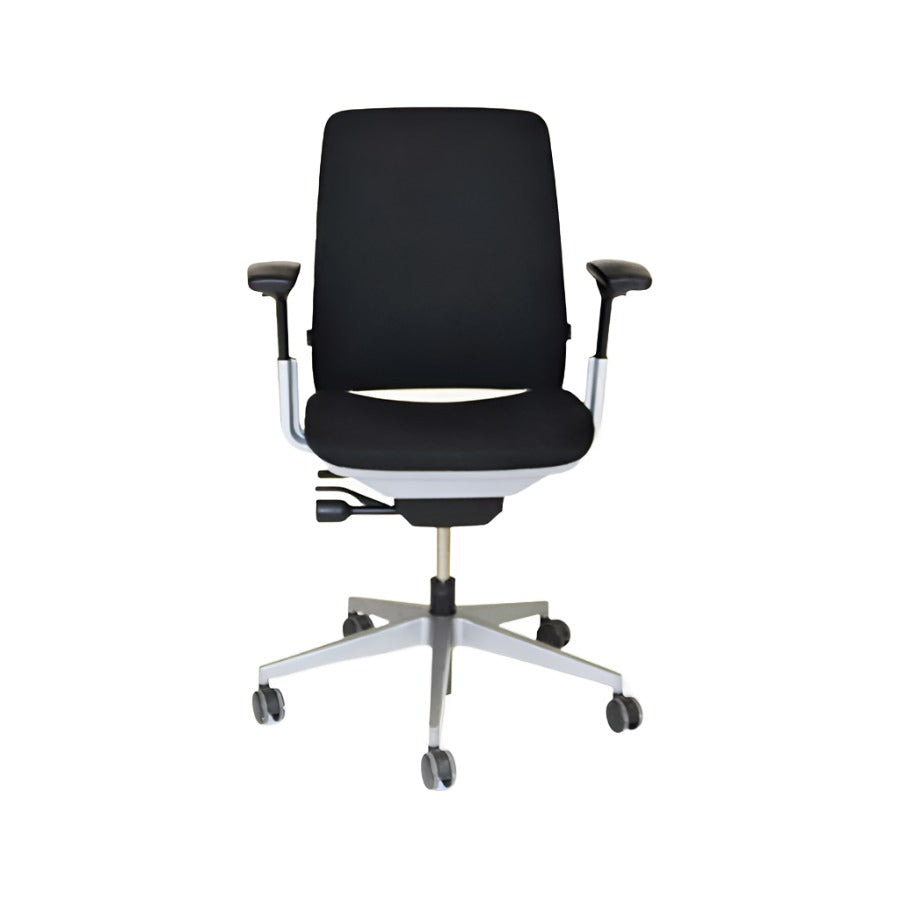 Steelcase: Amia Office Chair with Silver Frame - Refurbished