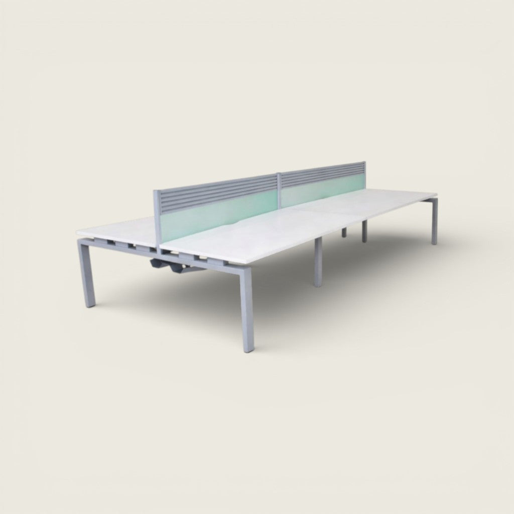 Saxen Don't Task-stoel in gele stof - Gerenoveerd