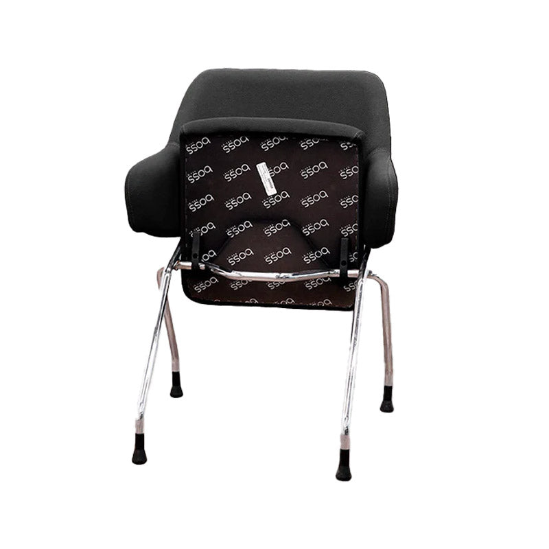 Boss Design: Skoot Meeting Chair in Black Fabric - Refurbished