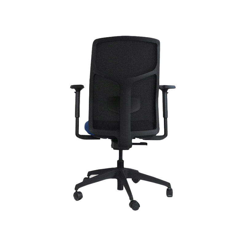 Boss Design: Tauro in Blue Fabric - Task Chair - Refurbished