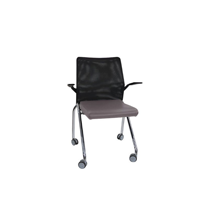 Boss Design: Black Folding Chair With Arms - Refurbished