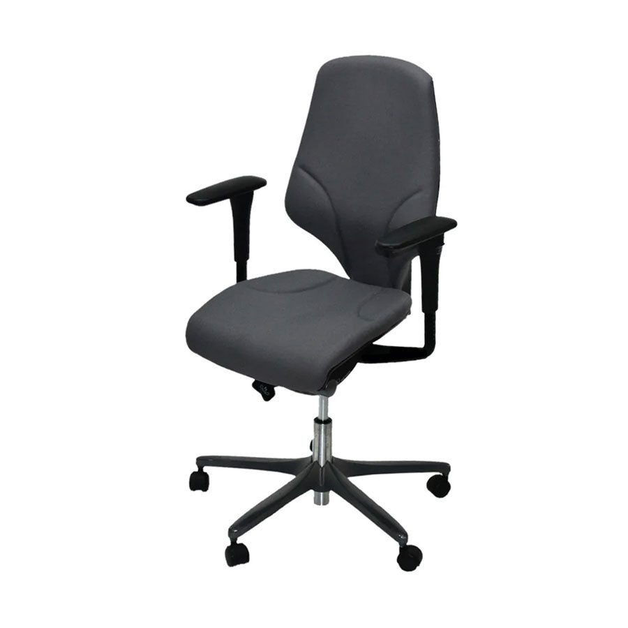 Giroflex: G64 Bureaustoel in grijze stof - Gerenoveerd