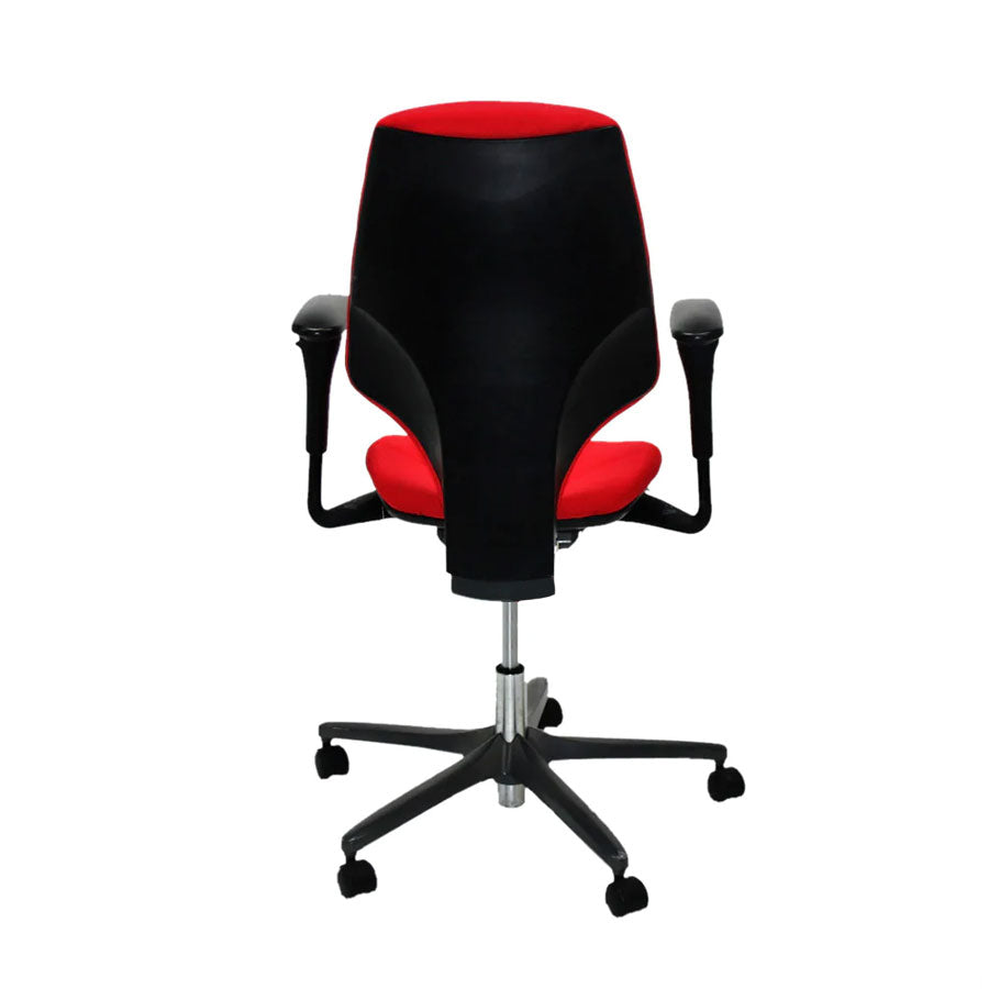Giroflex: G64 Bureaustoel in rode stof - Gerenoveerd