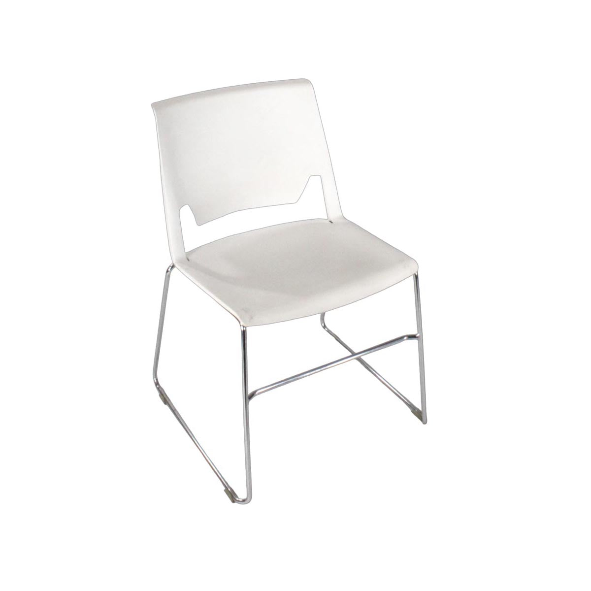 Haworth: Very Comforto 62 stoel in wit - gerenoveerd