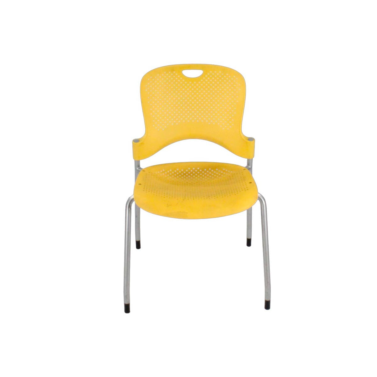 Herman Miller: Caper-stoel in geel - Gerenoveerd