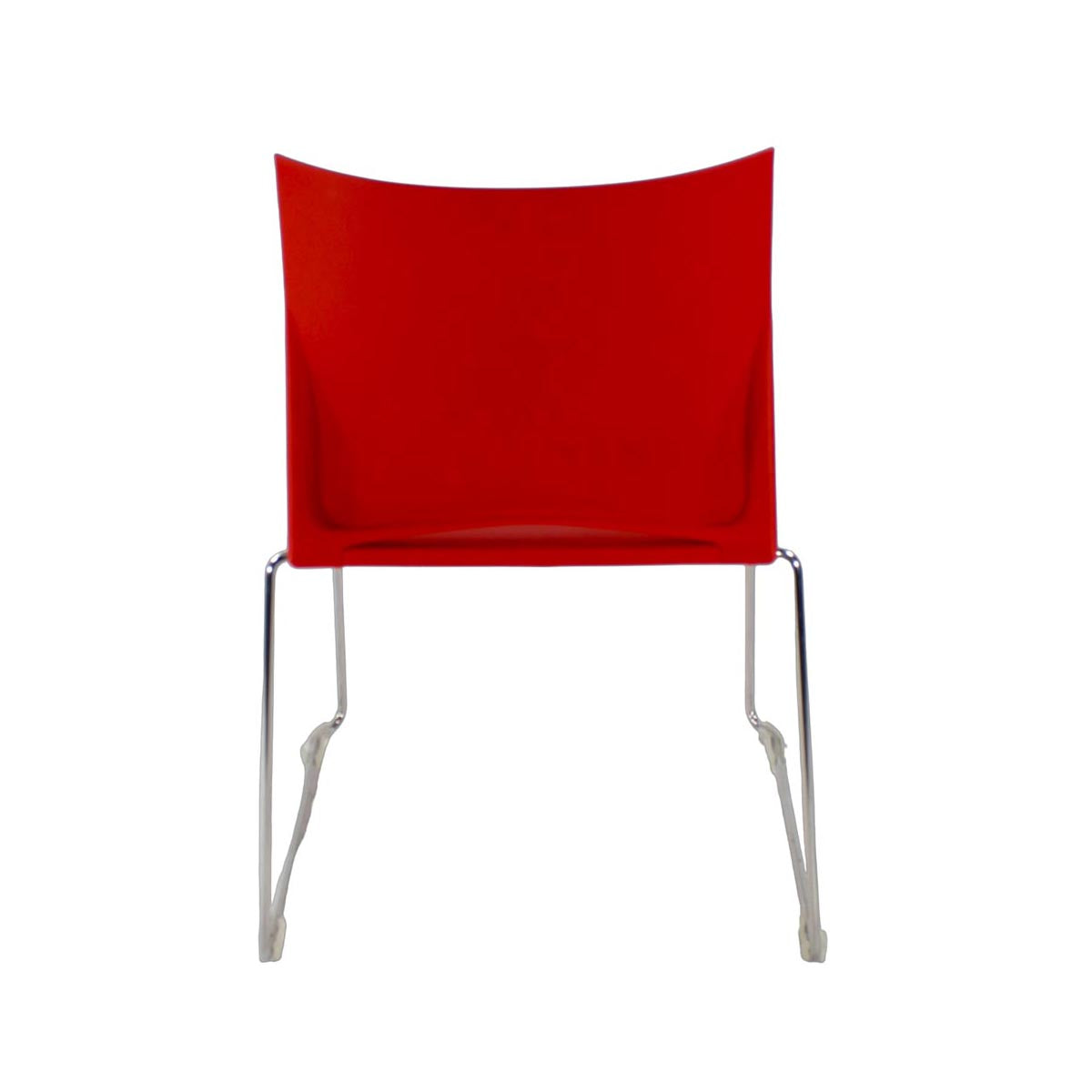 Herman Miller: Pronta stapelstoel in rood - gerenoveerd