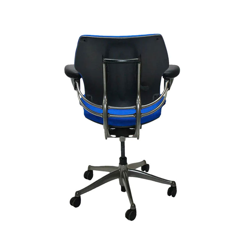 Humanscale: Freedom Task Chair in blauwe stof - Gerenoveerd