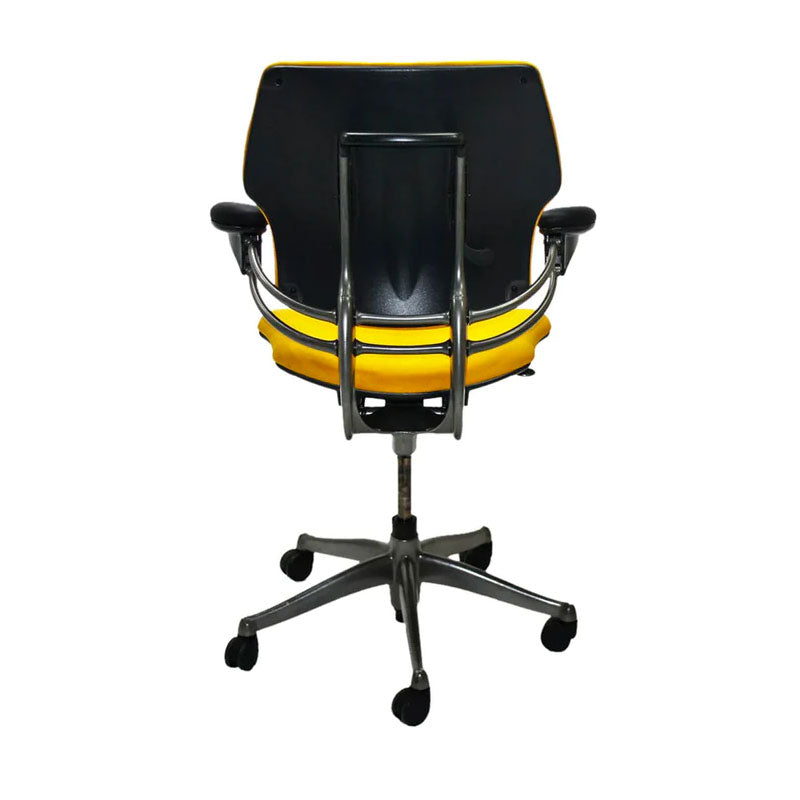 Humanscale: Freedom Task Chair in gele stof - Gerenoveerd