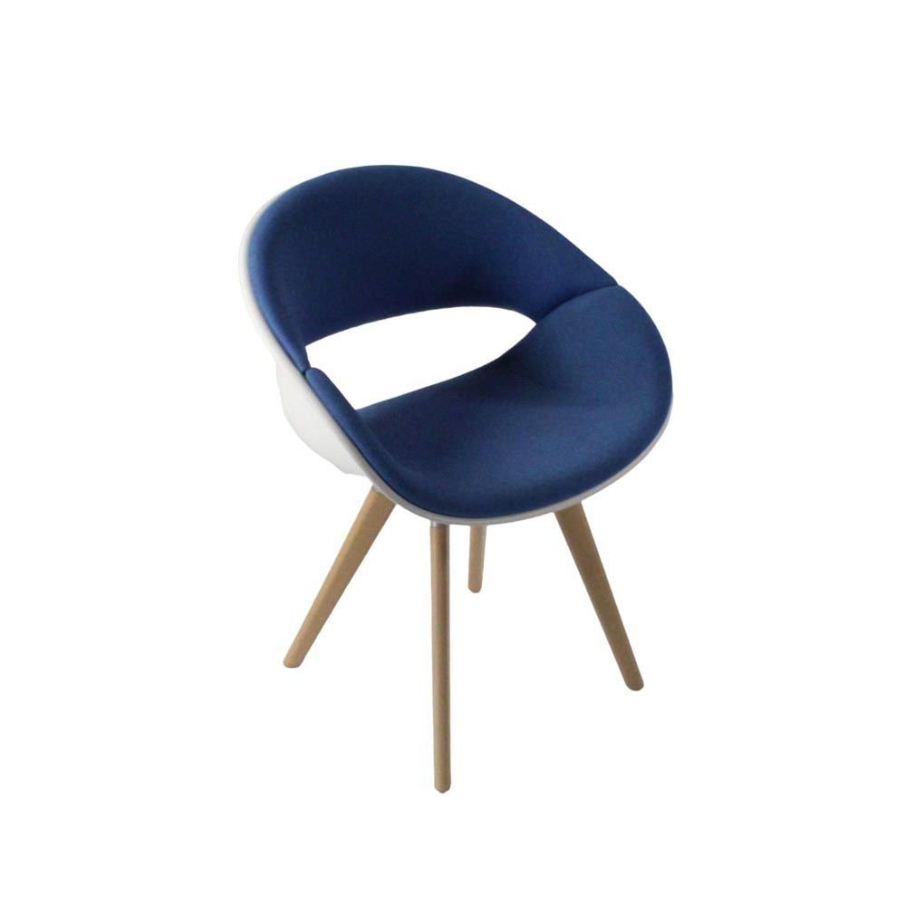 Kusch & Co: Volpino 8240 Fauteuil - Blauw & Wit