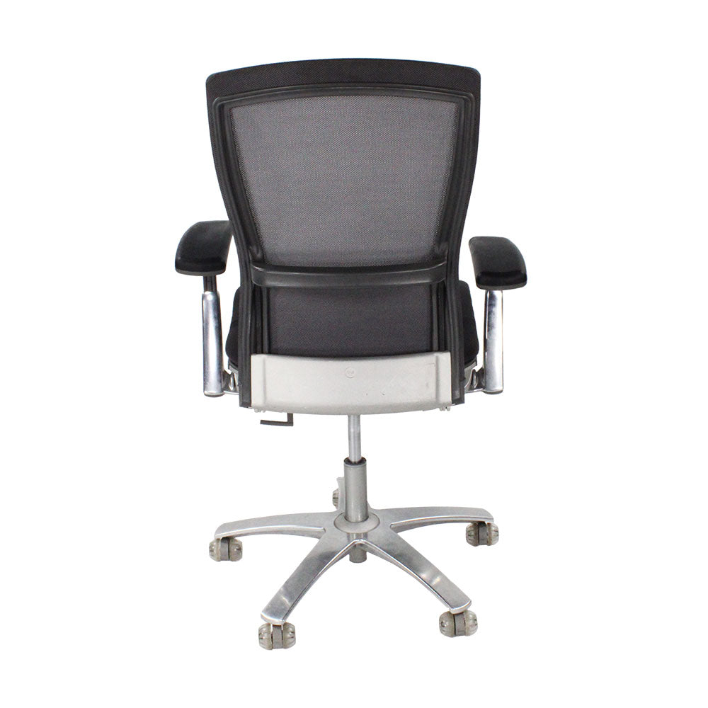 Knoll: Life Task Chair in Black Fabric - Refurbished