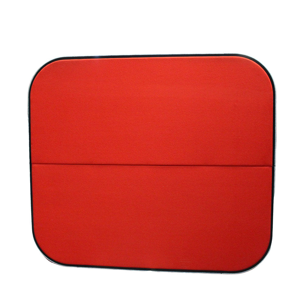 Boss Design: Cocoon COC/1 Vergadercabine in grijs/rode stof - Gerenoveerd