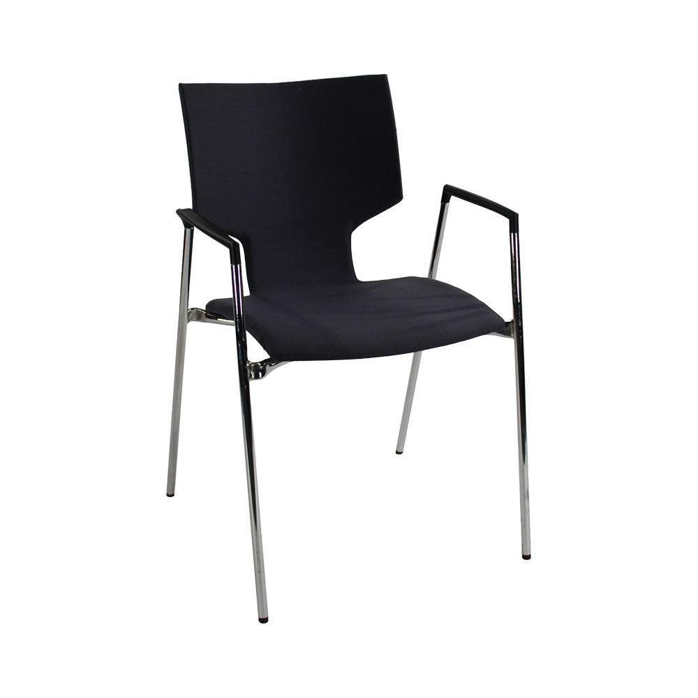 Casala: Lynx I Chair in Black Fabric - Refurbished
