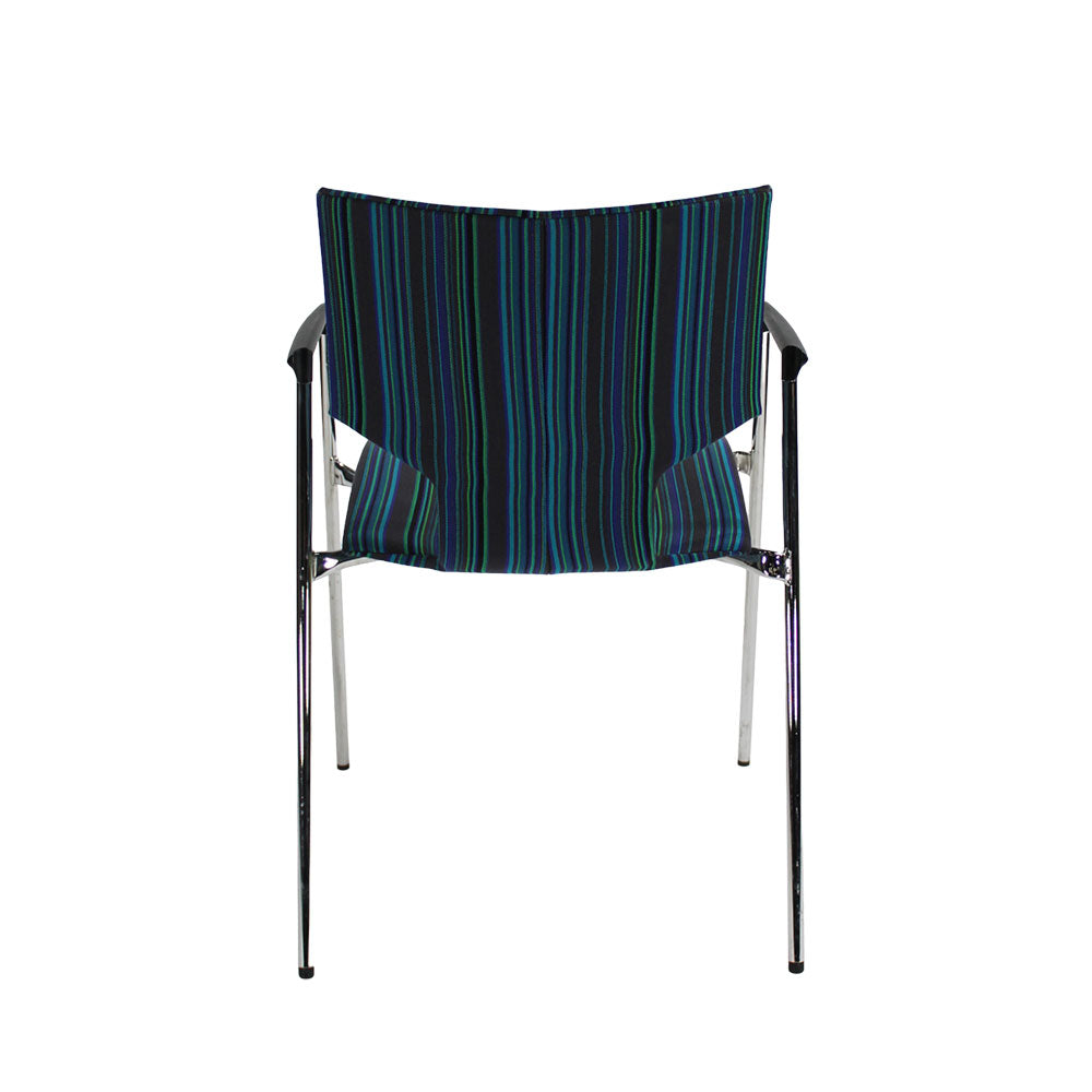 Casala: Lynx I Chair in Striped Fabric - Refurbished