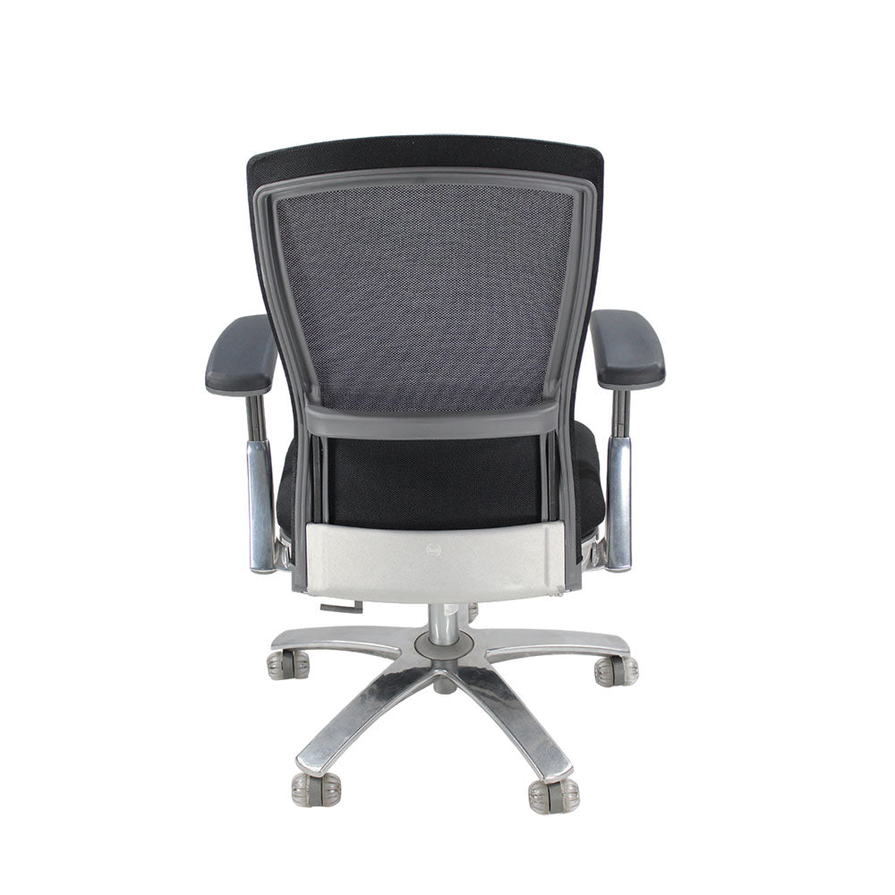 Knoll: Life Task Chair in zwarte stof - Gerenoveerd