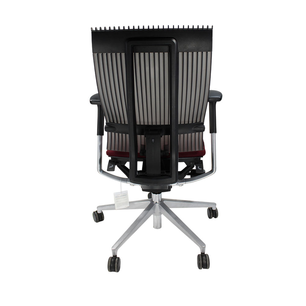 Itoki Global: Spina Office Chair in Burgundy Fabric - Refurbished