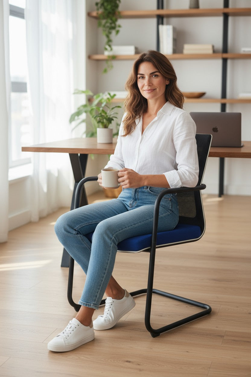 Orangebox: Workday Visitors Bijzetstoel - Gerenoveerd