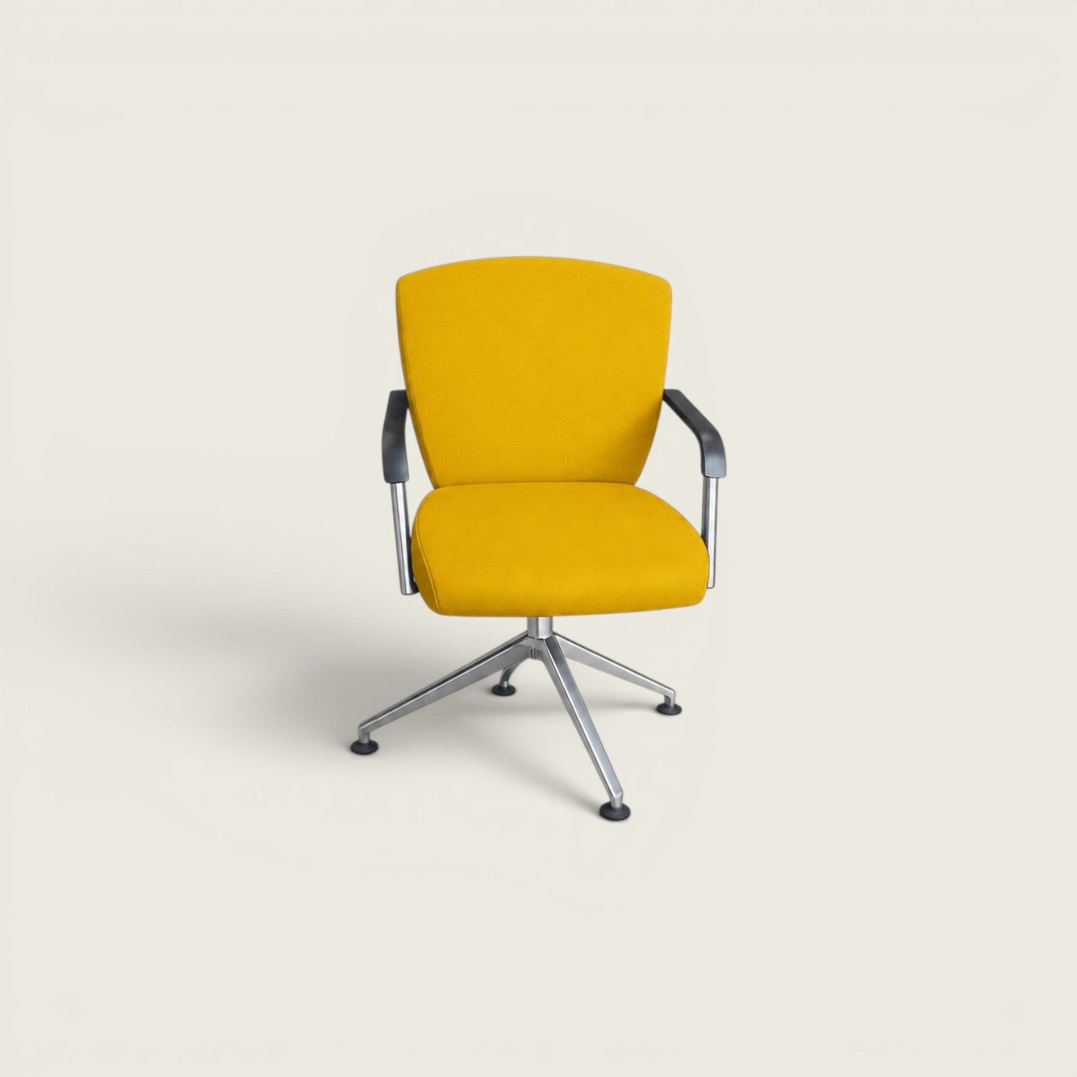 Pledge: Conference/Meeting Chair in Yellow Fabric - Refurbished