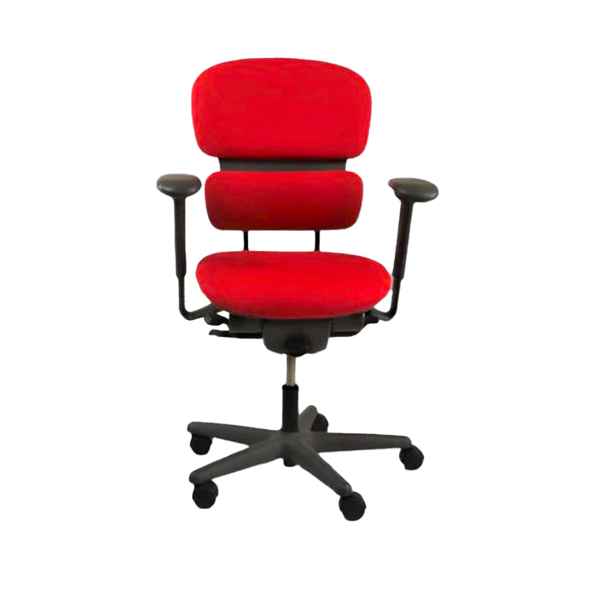 KI: Impulse Bureaustoel in rode stof - Gerenoveerd