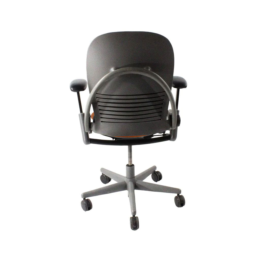 Steelcase: Leap V1 Office Chair - Grey Frame/Tan Leather - Refurbished