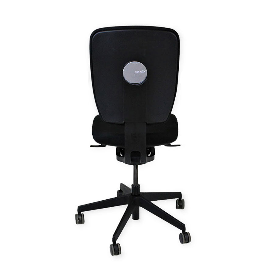 Senator: Dash Fully Adjustable Task Chair in Black Fabric Without Arms - Refurbished