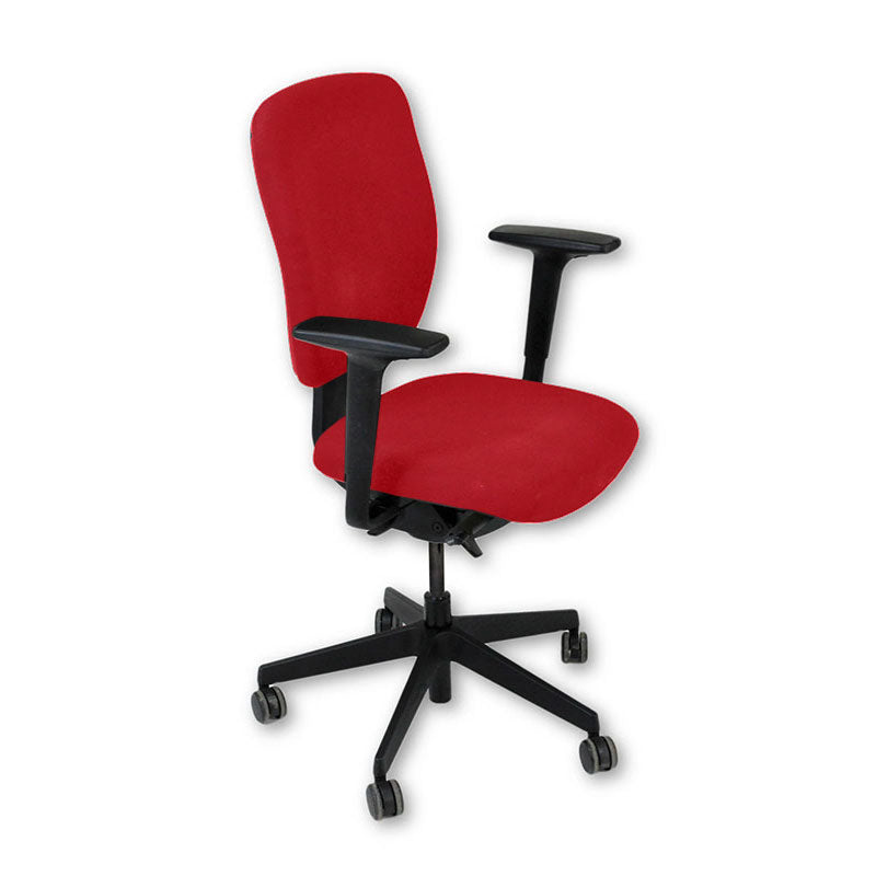 Senator: Dash volledig verstelbare bureaustoel in rode stof - gerenoveerd
