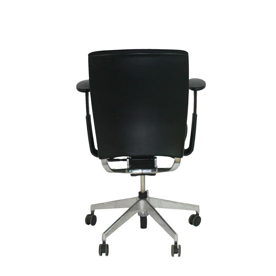 Senator: Enigma S21 Office Chair with Aluminium Frame in Black Fabric - Refurbished
