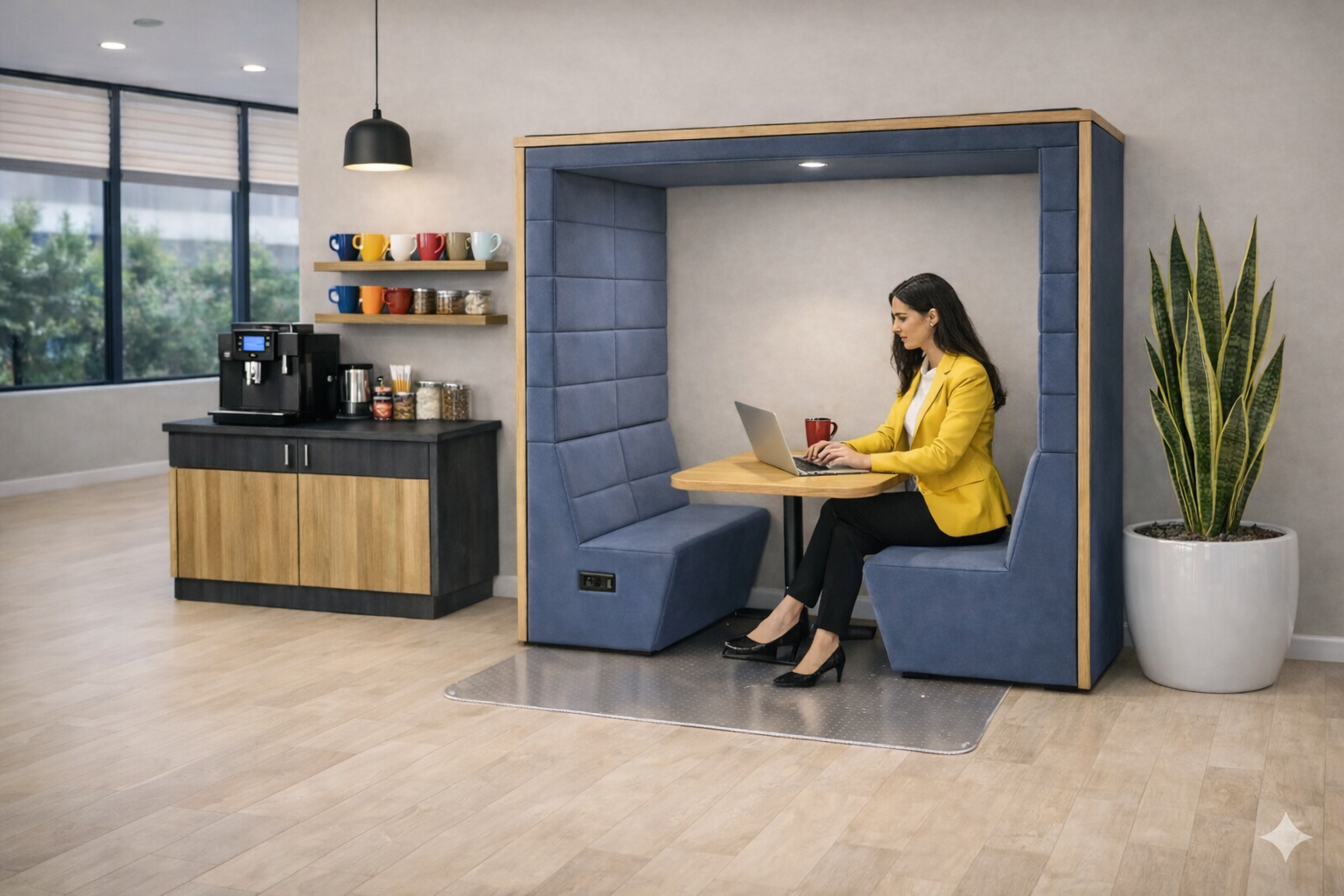 Spacestor: stand in blauw - gerenoveerd