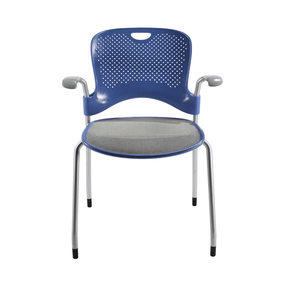 Herman Miller: Caper Chair in Blue/Grey Mesh - Refurbished