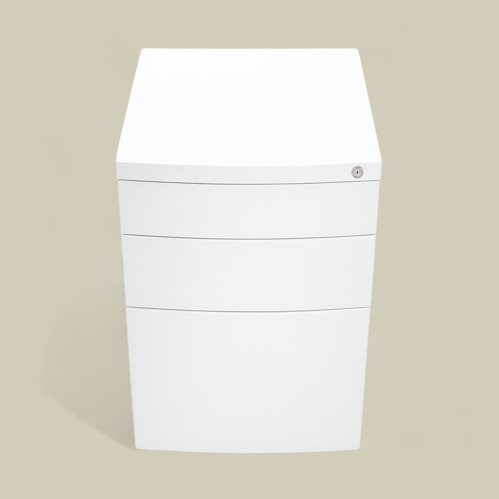 Steelcase: 3 Drawer Mobile slimline Pedestal - Refurbished